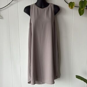 Monk & Lou Mauve Sleeveless Sheath Dress | Medium